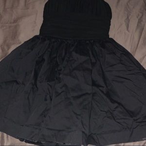 Black strapless larok dress
